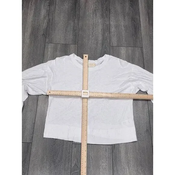 Nation LTD Tee in Thick Y2K Top Jersey in White Small A004068 - Picture 6 of 8